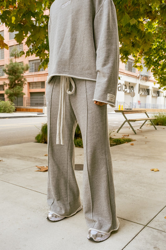 Heavy Terry Sweatpants - Heather Grey