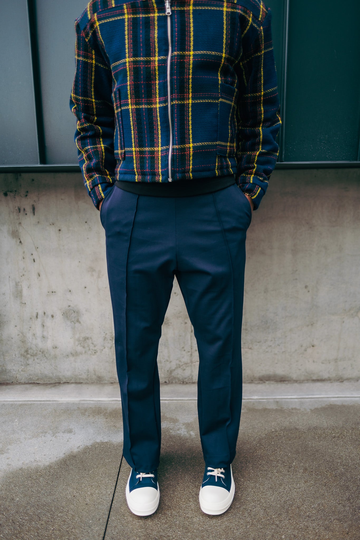Slim Elevated Jogger - Navy