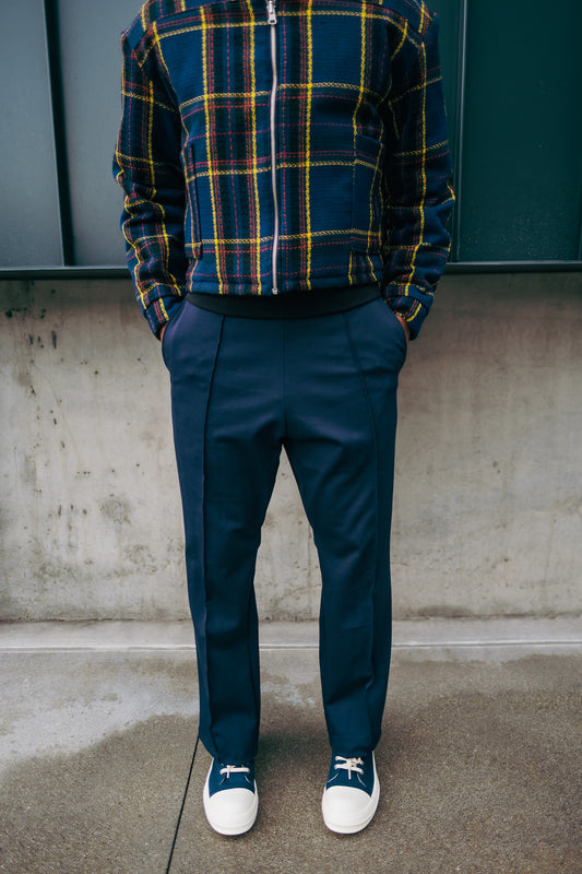 Slim Elevated Jogger - Navy