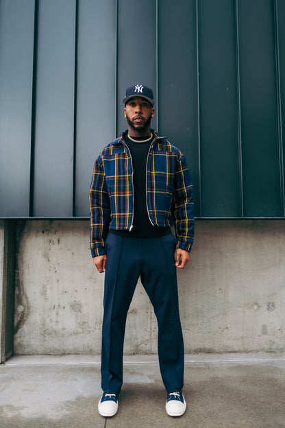 Slim Elevated Jogger - Navy