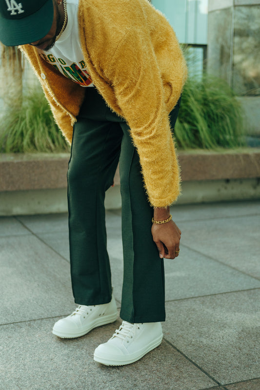 Slim Elevated Jogger - Hunter Green
