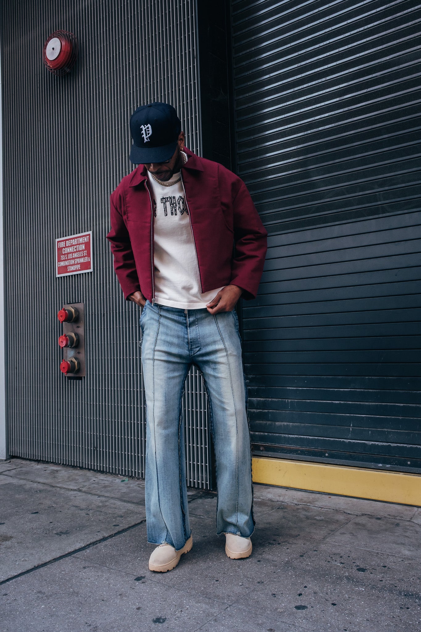 Light Washed Indigo Flared Denim - Limited