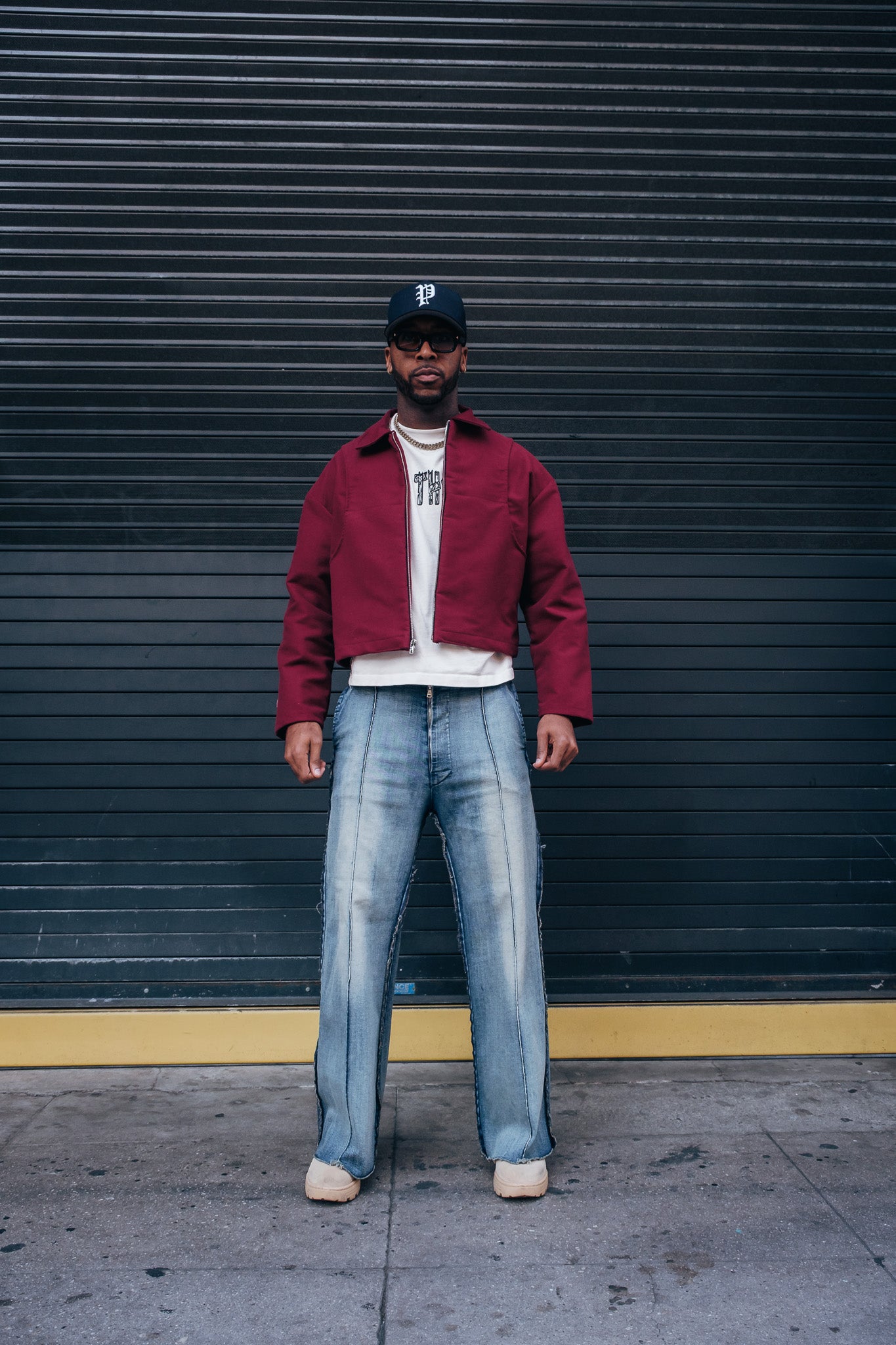Light Washed Indigo Flared Denim - Limited