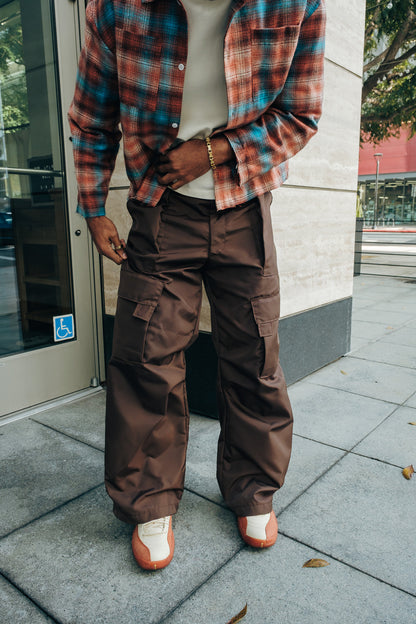 Heavy Nylon Cargo- Brown (Limited)