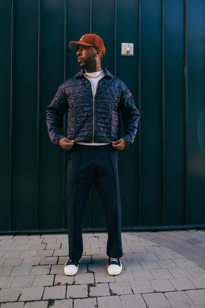 Slim Elevated Jogger - Navy