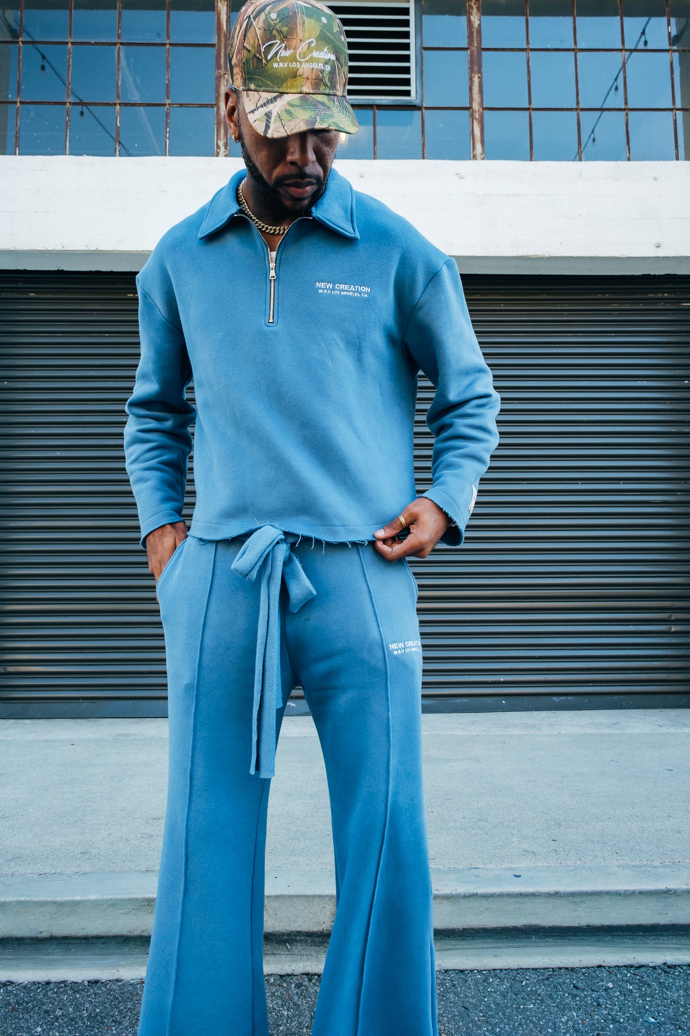 Cozy Fleece QTR Zip (LIMITED) - Baby Blue
