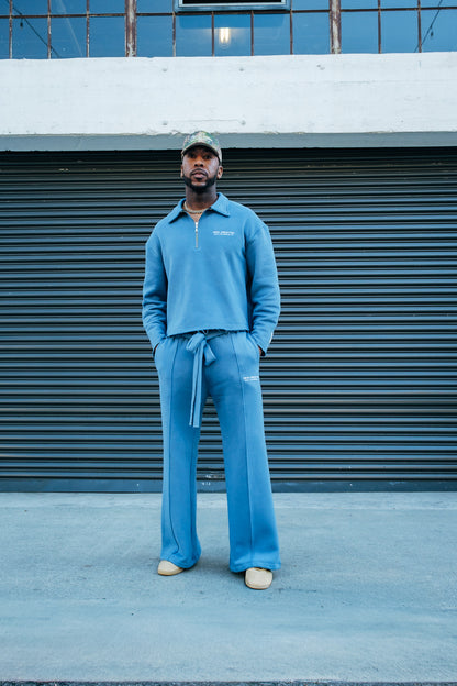 Cozy Fleece QTR Zip (LIMITED) - Baby Blue