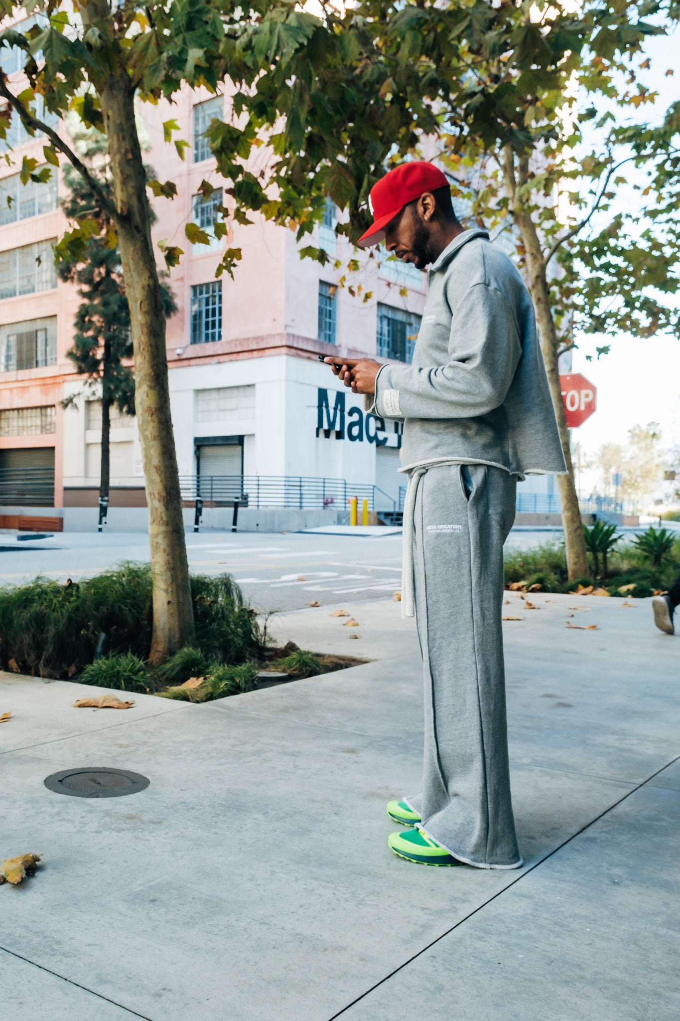 Heavy Terry Sweatpants - Heather Grey