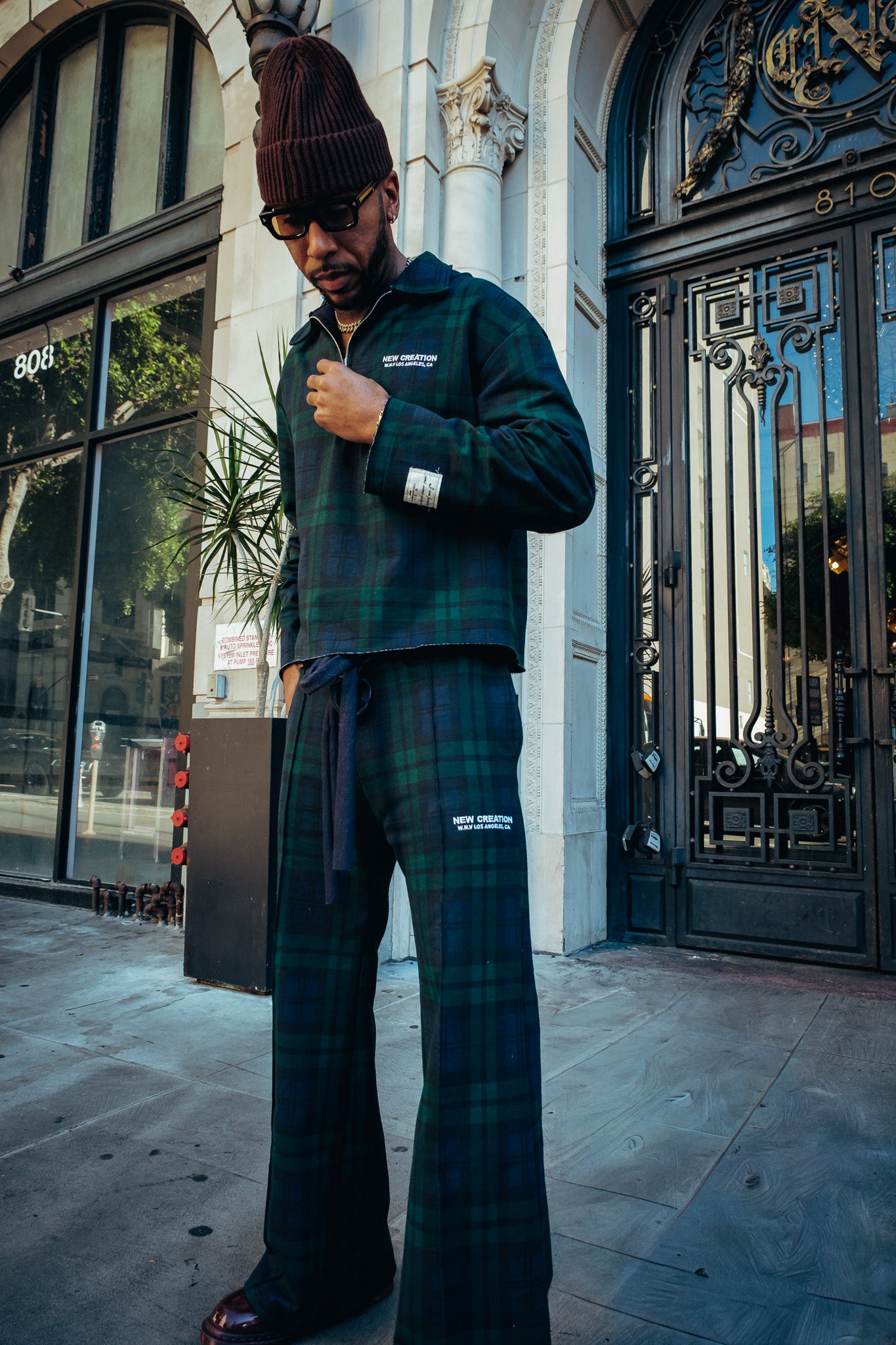 2.0 Plaid Flare Pants