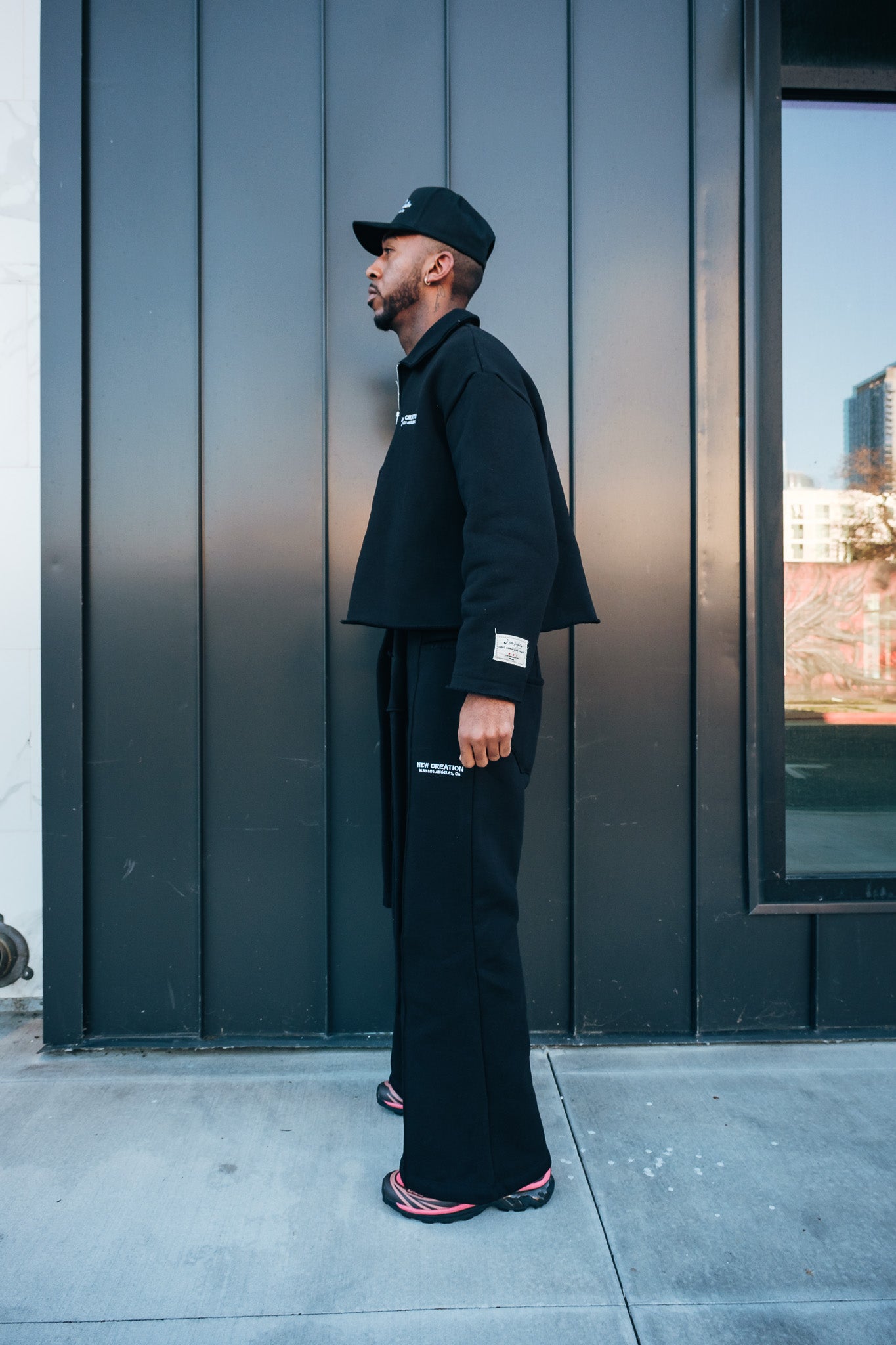 Heavy Fleece Sweatpants - Black