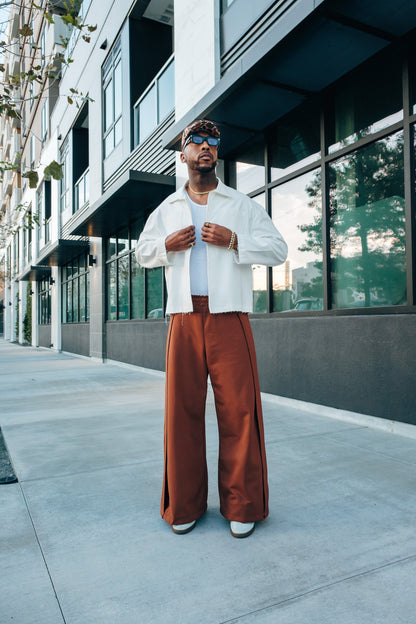 Boxy White LS Button Down