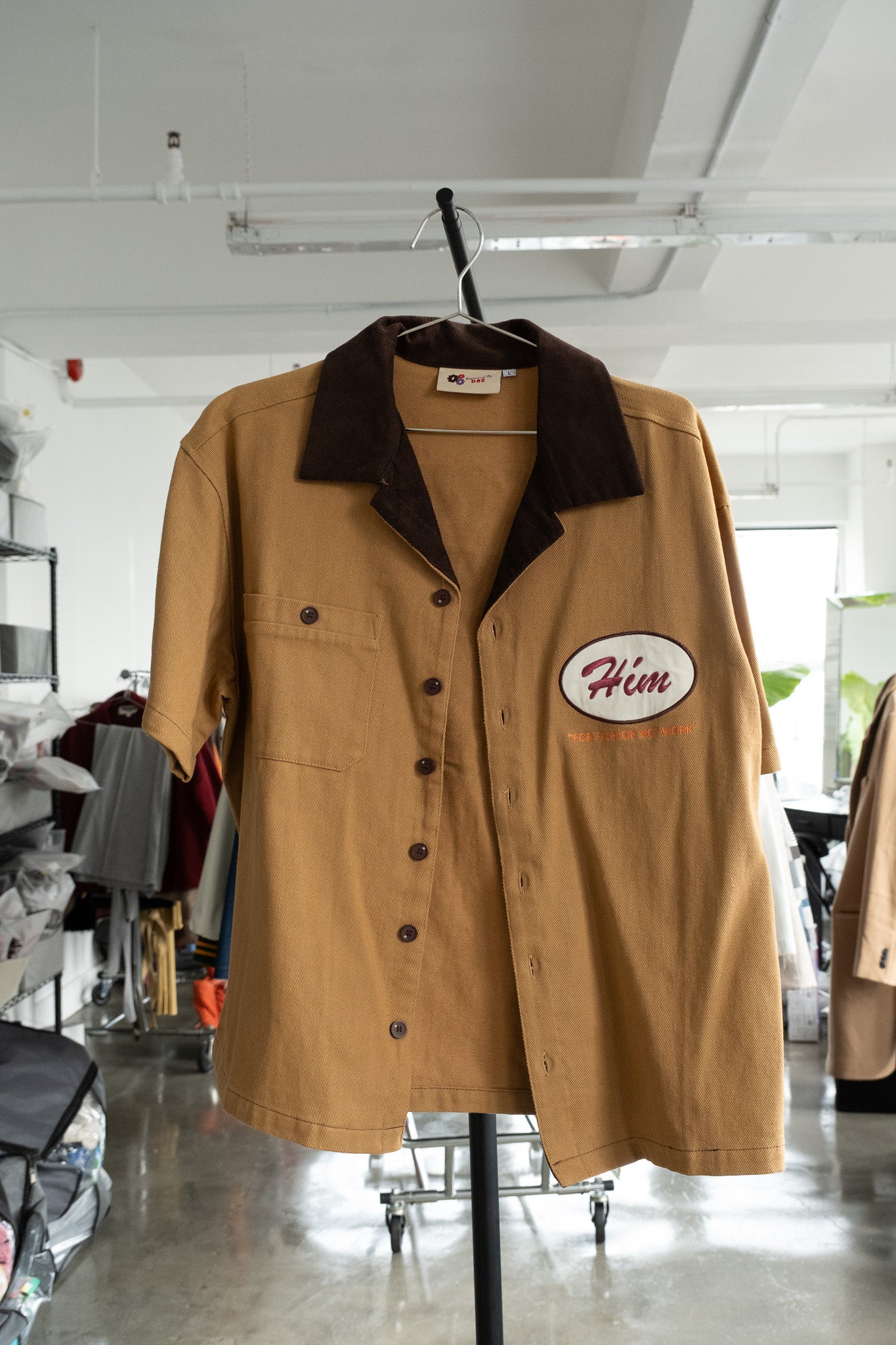 Khaki EBD shirt - L