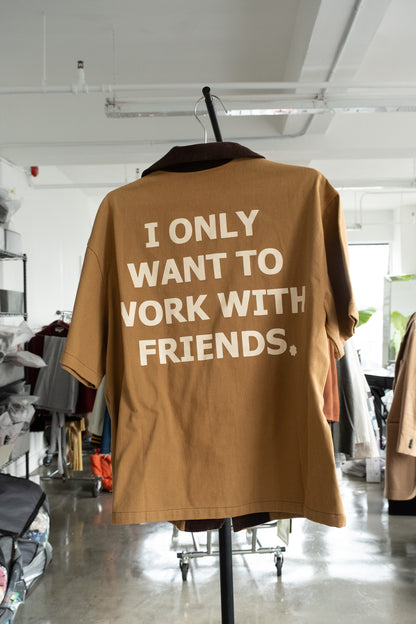 Khaki EBD shirt - L