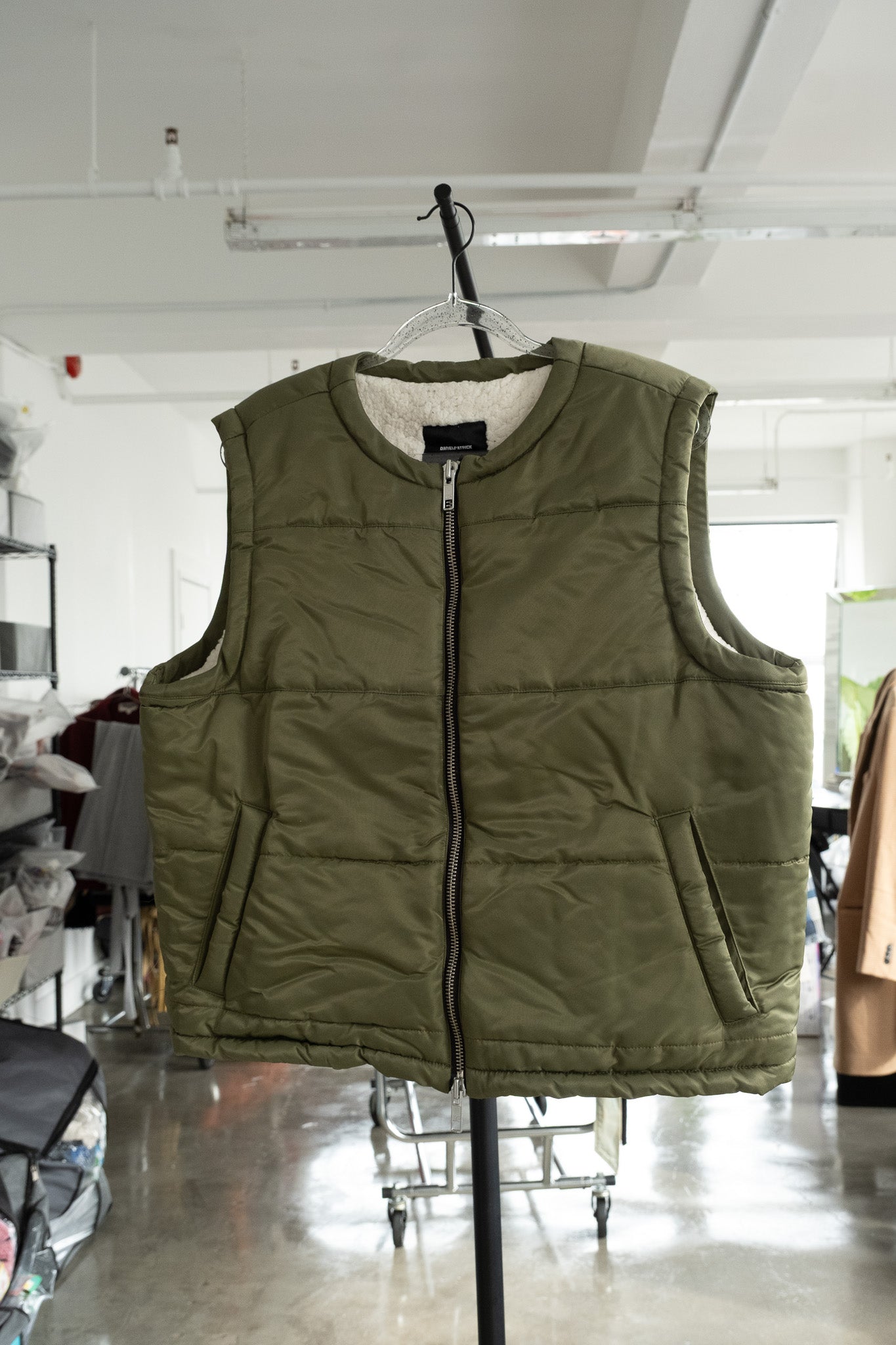 Daniel Patrick green vest- M/L