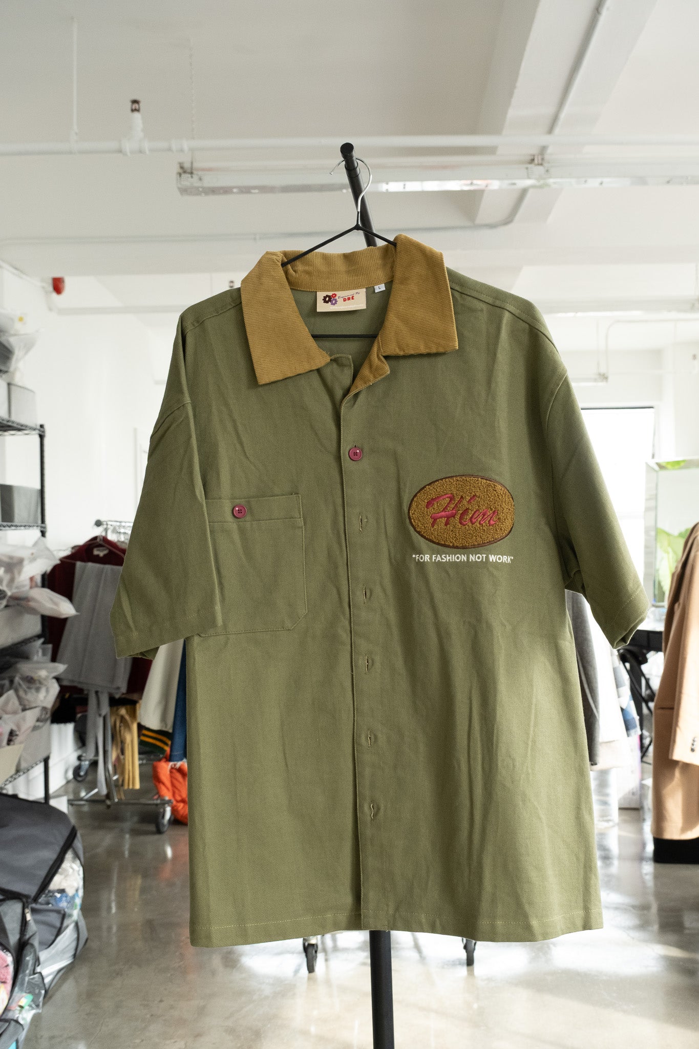 EDG Olive green shirt- L