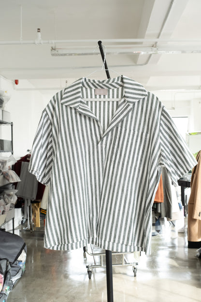 S/P green stripe shirt- L