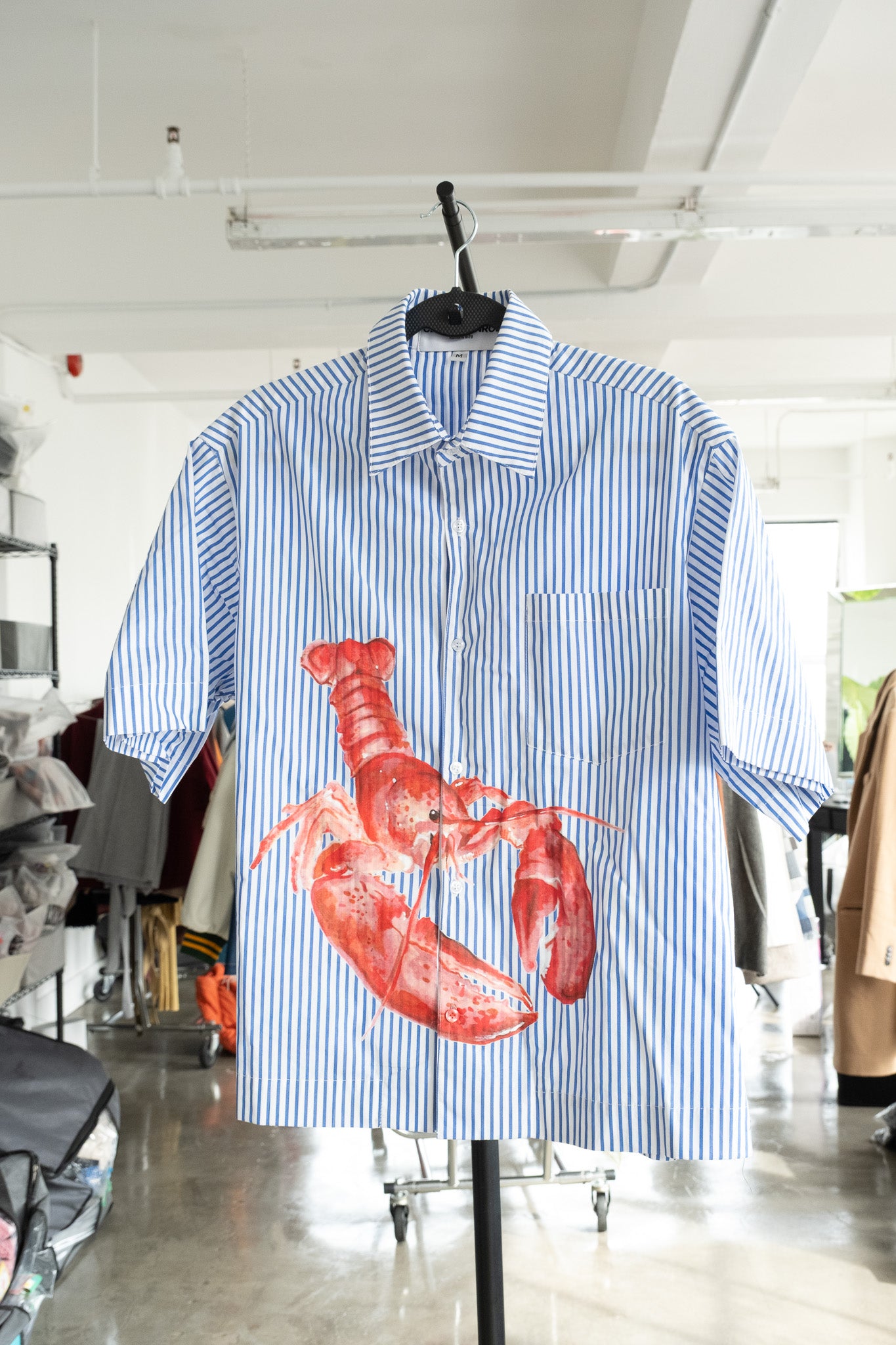 C/M lobster button down- L