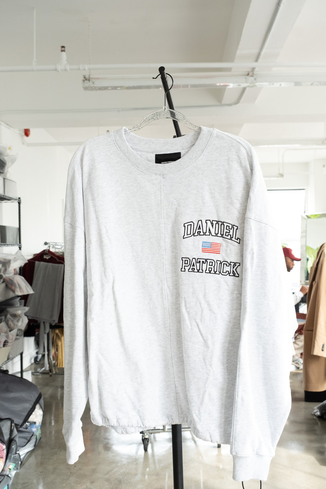 DP light gray Crewneck Sweatshirt- L