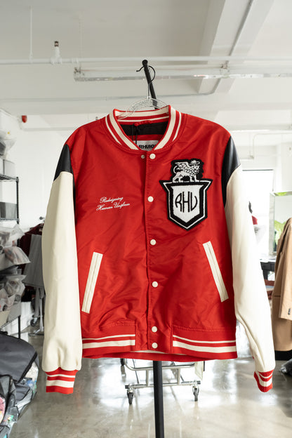 Rhuji x Zara red bomber jacket- L