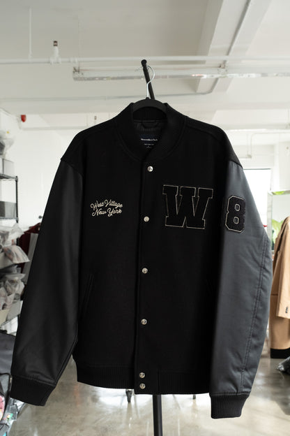 A&F black bomber jacket- Sz L