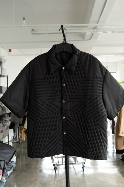 Star Studded nylon puffer shirt - M/L