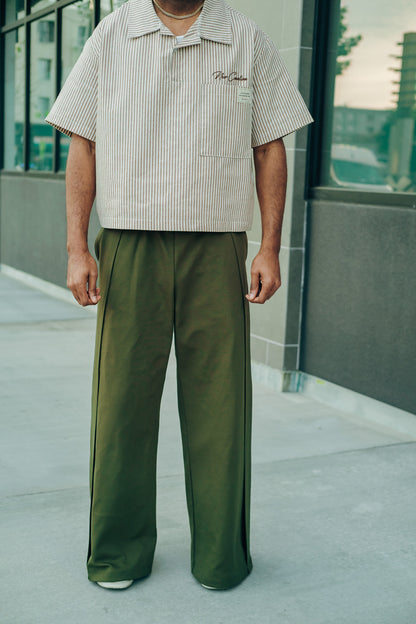 Tan Stripe Placket NC shirt