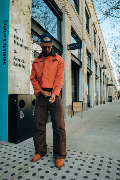 Canvas Workwear Jacket- Orange (limited)