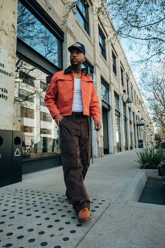 Canvas Workwear Jacket- Orange (limited)