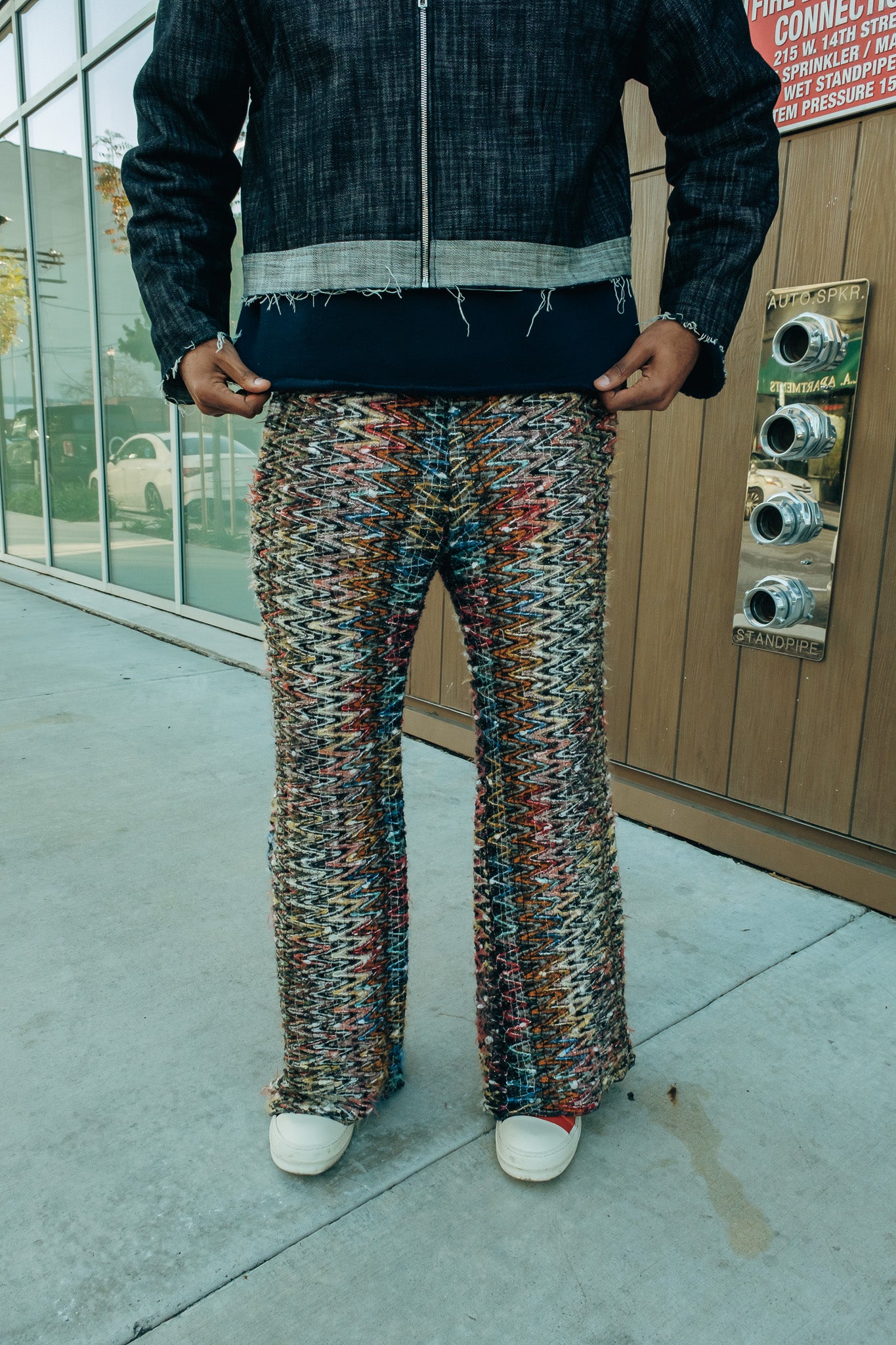 Doubled Knit Pants - Multicolor ( limited )