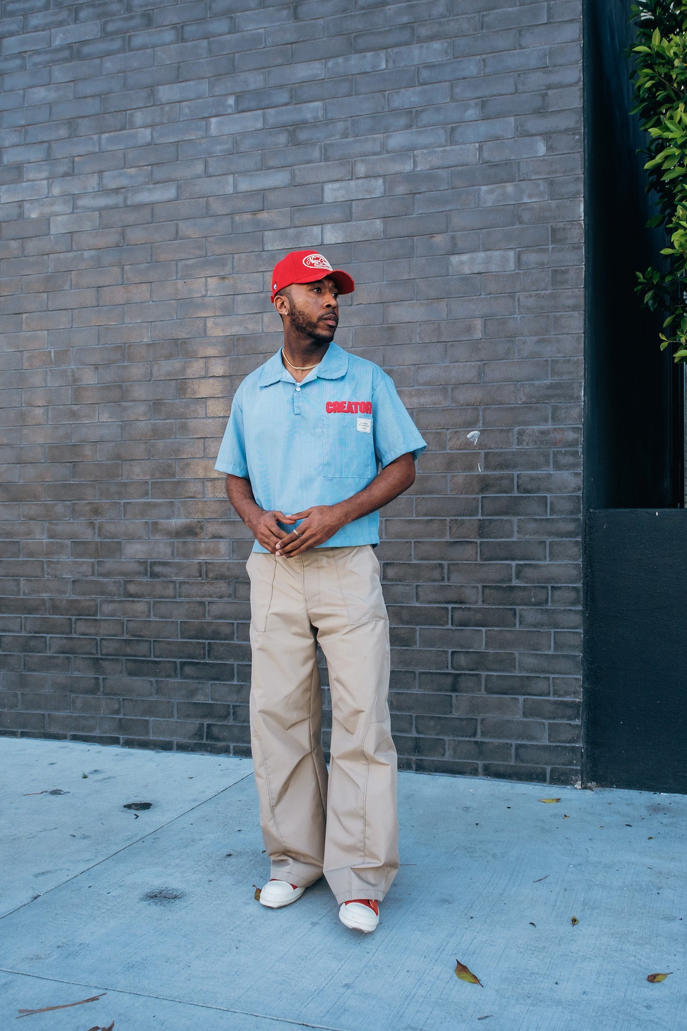 Baby Blue Creator Placket Shirt