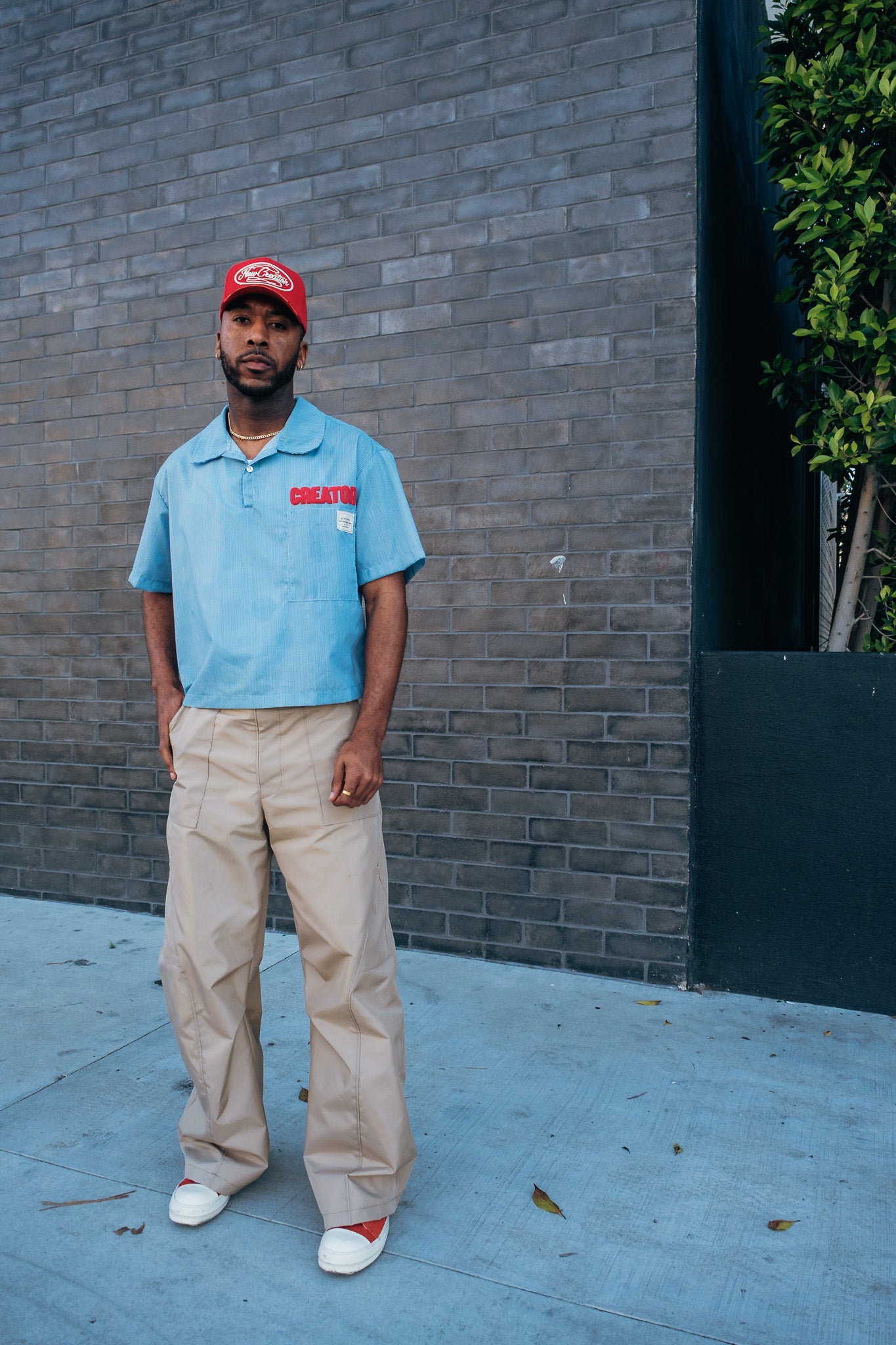 Baby Blue Creator Placket Shirt