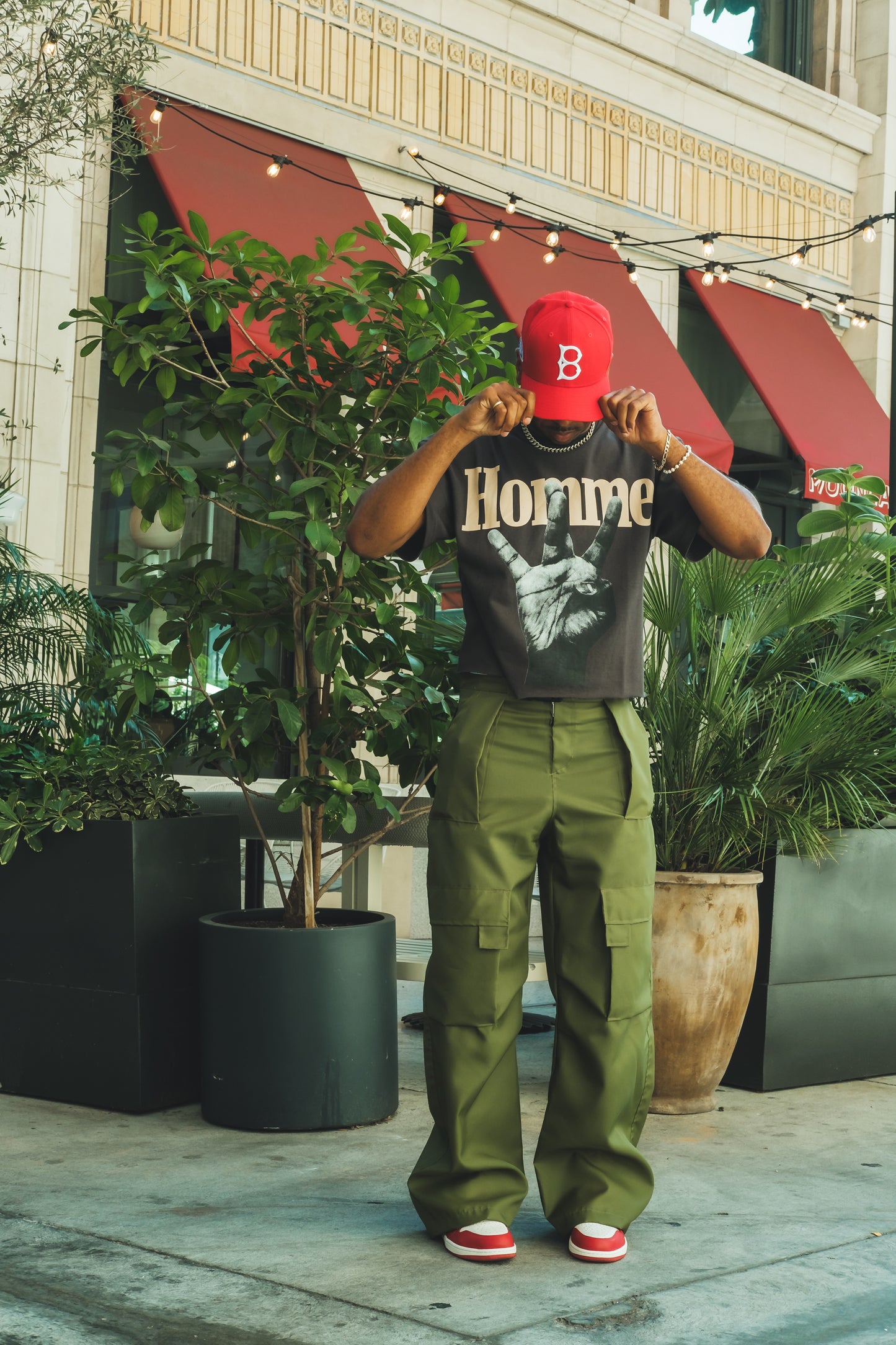 Heavy Nylon Cargo -Olive
