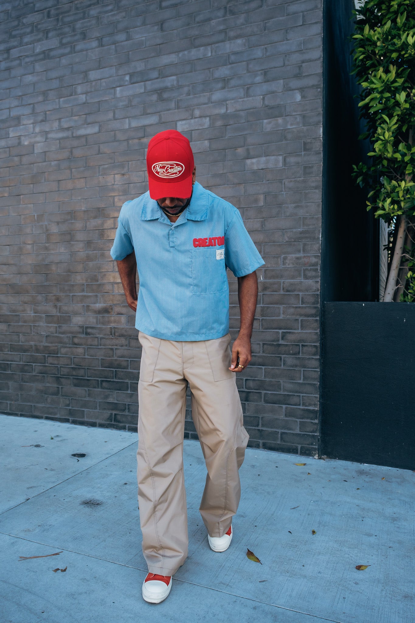 Baby Blue Creator Placket Shirt
