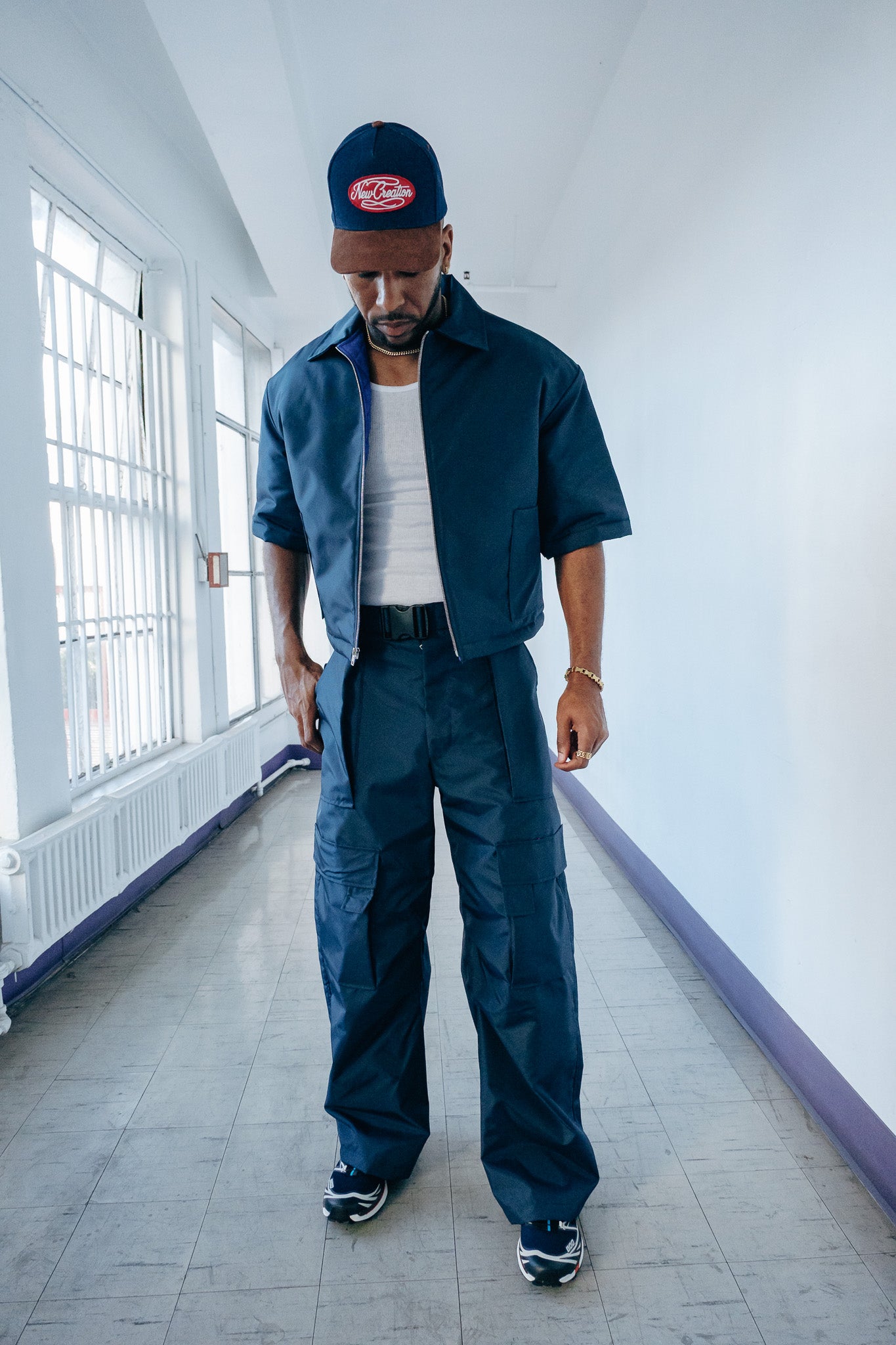 Heavy Nylon Cargo -Navy (limited)