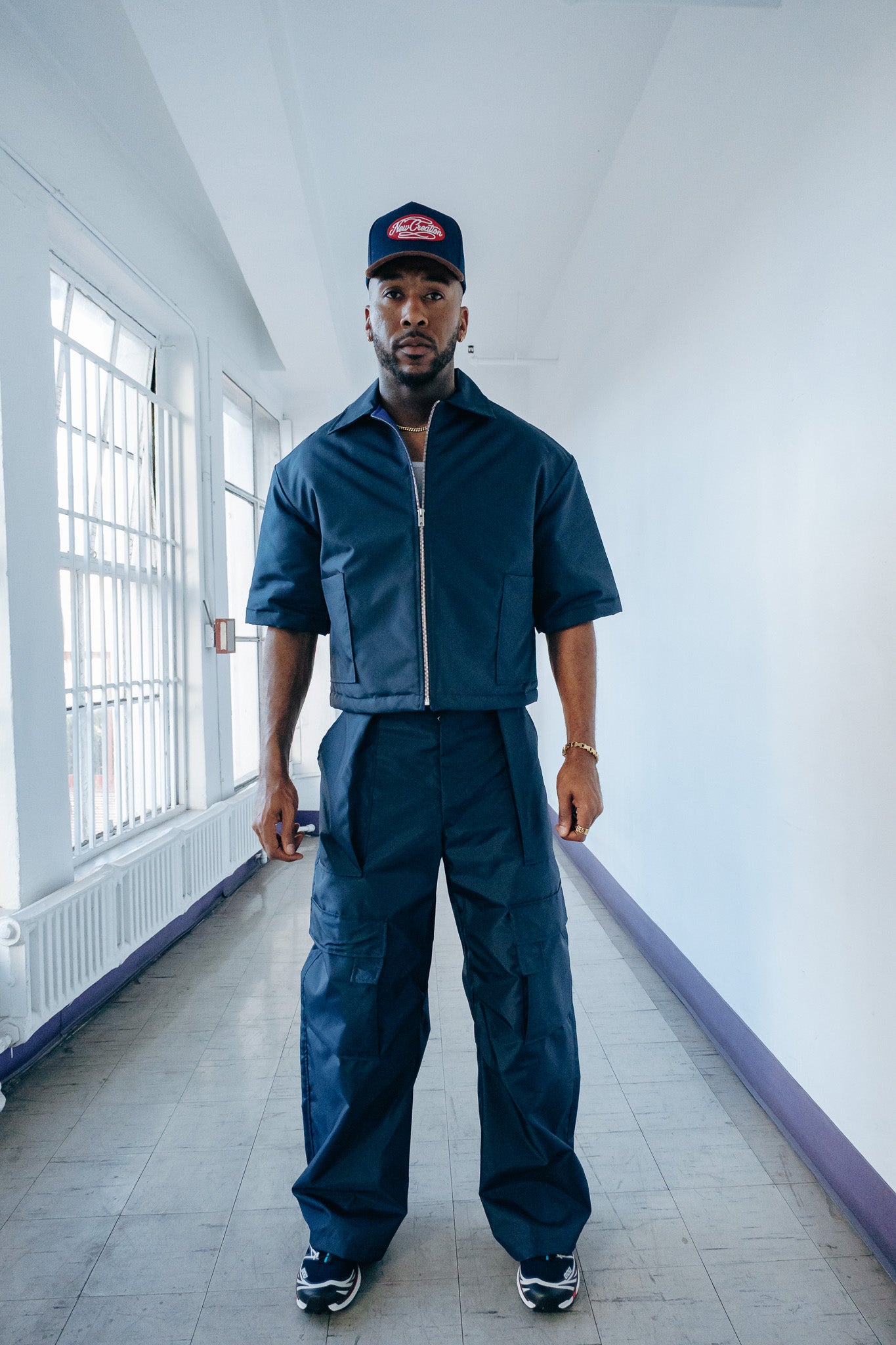 Heavy Nylon Cargo -Navy (limited)