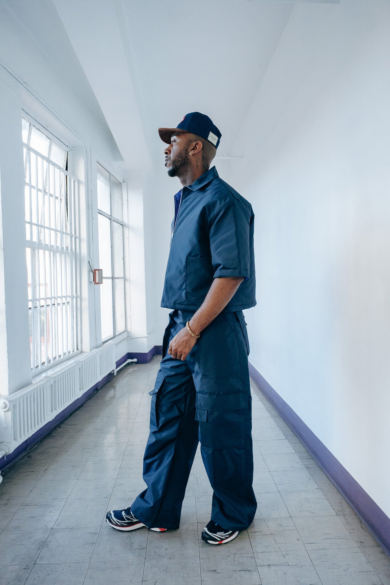 Heavy Nylon Cargo -Navy (limited)