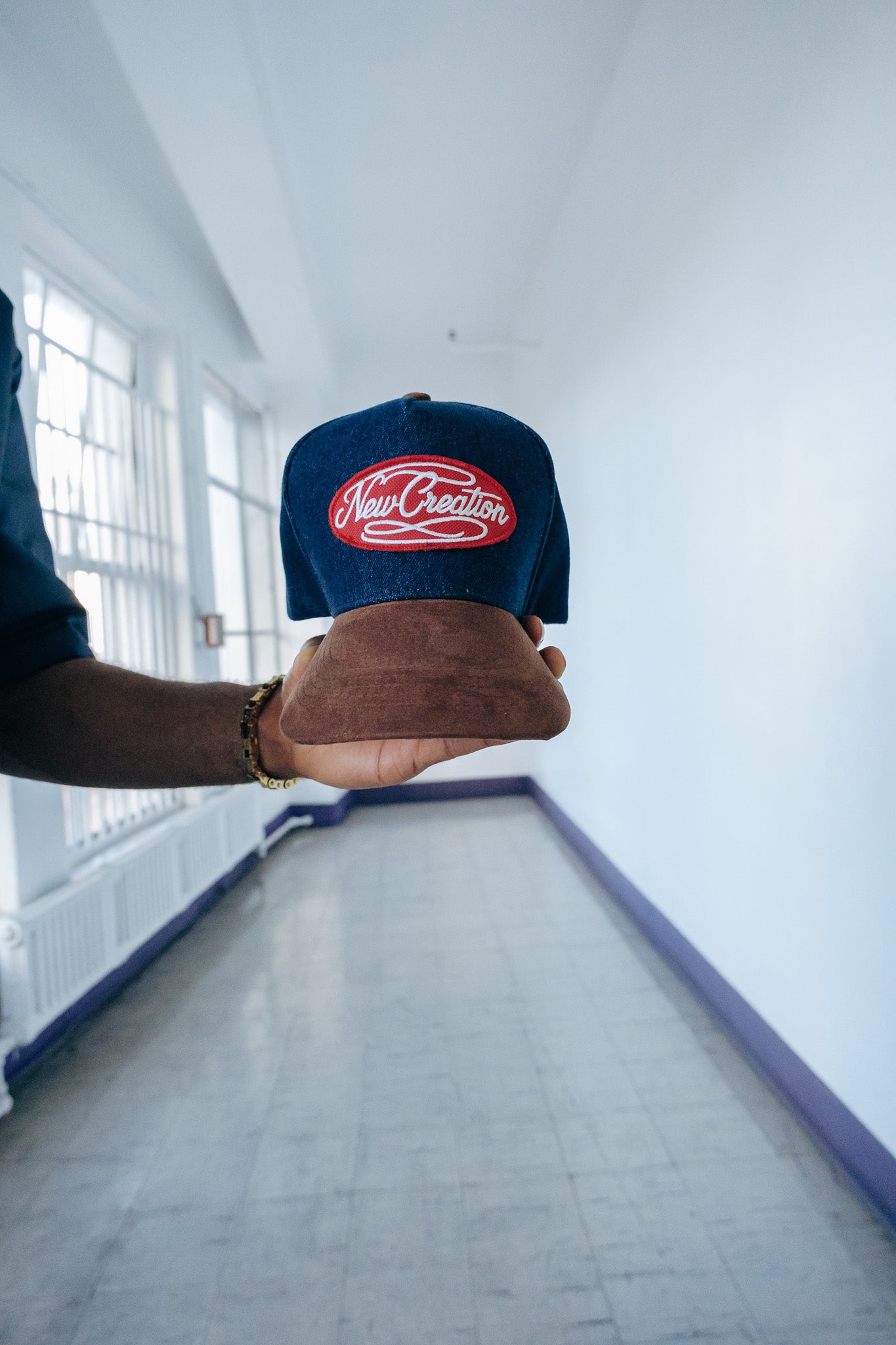 Blue Denim Hat