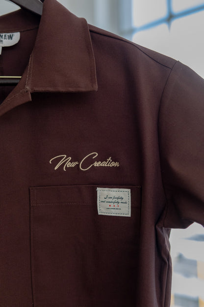 BRown NC Placket Shirt
