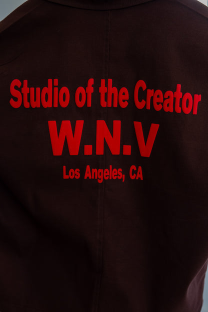 Brown "Creator" Placket Shirt