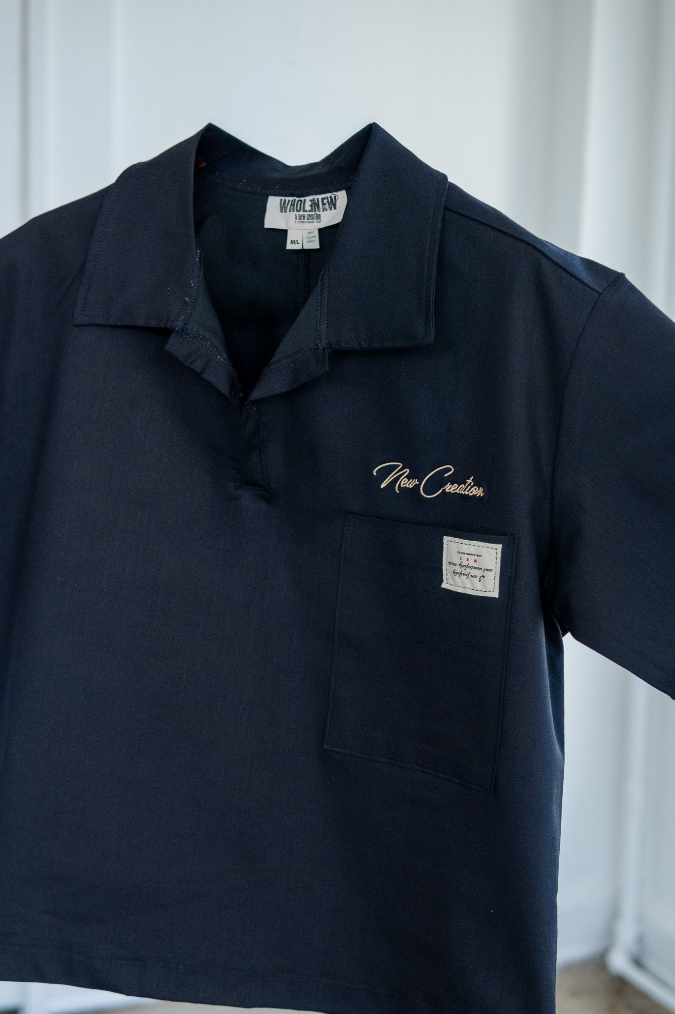 Black NC Placket Shirt