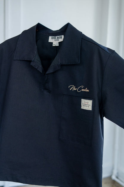 Black NC Placket Shirt