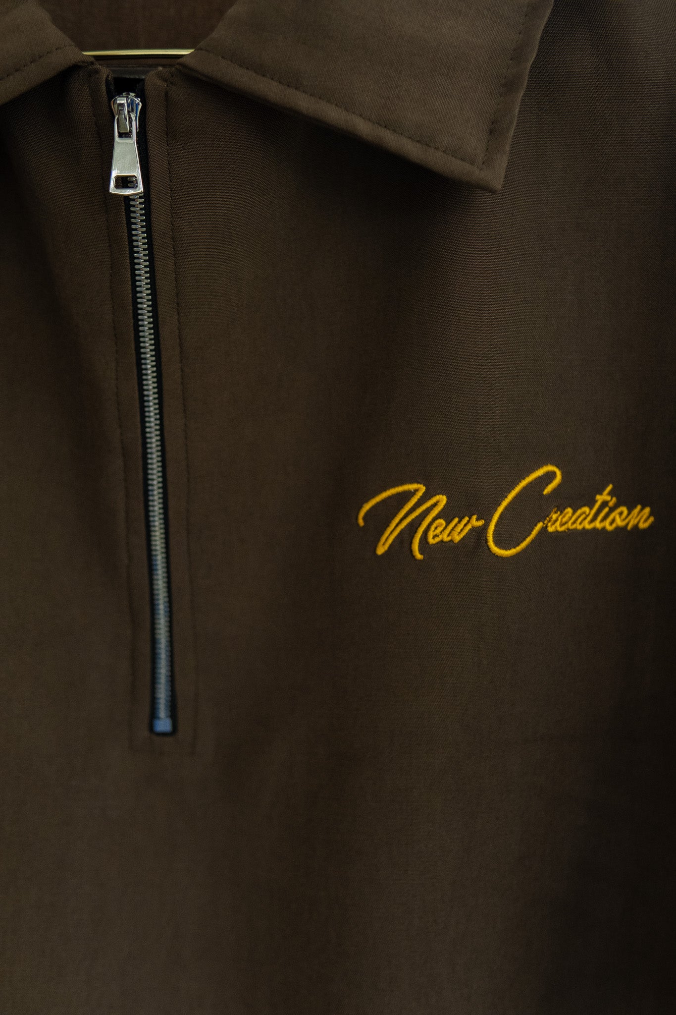 QTR Zip Olive/ Yellow