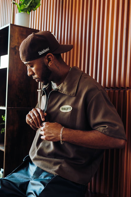 QTR Zip Army Green