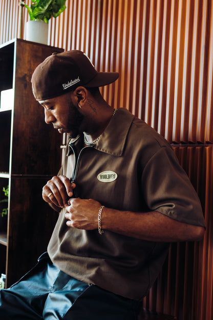 QTR Zip Army Green