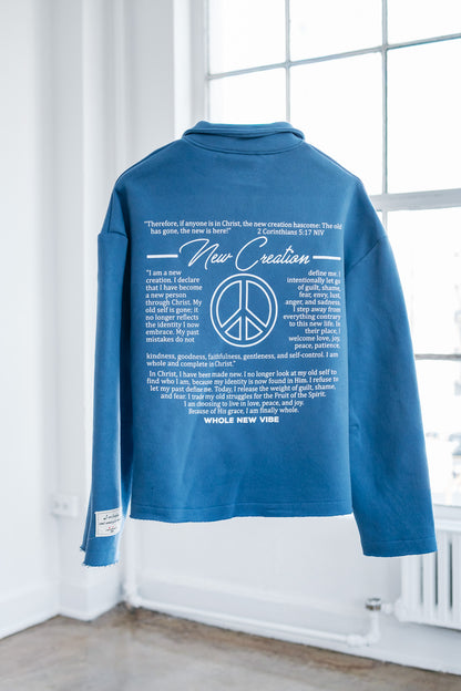 Cozy Fleece QTR Zip (LIMITED) - Baby Blue