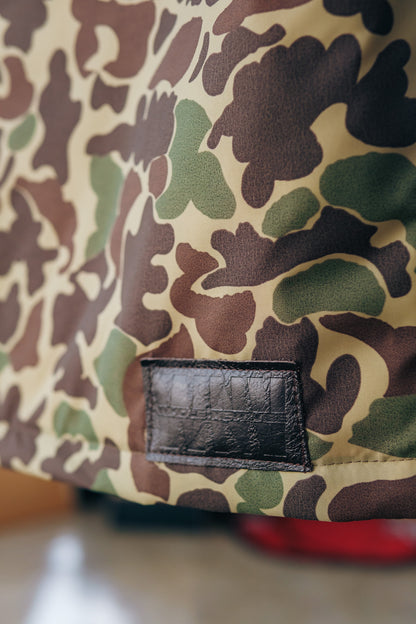 Oversized Nylon Puffer Zip - camo (limited)