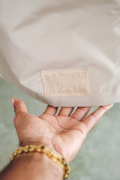 Oversized Nylon Puffer Zip - Sand (limited)