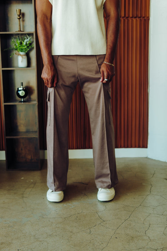 Relaxed Lounge Pants -Taupe