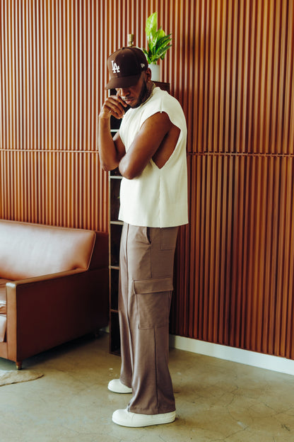 Relaxed Lounge Pants -Taupe