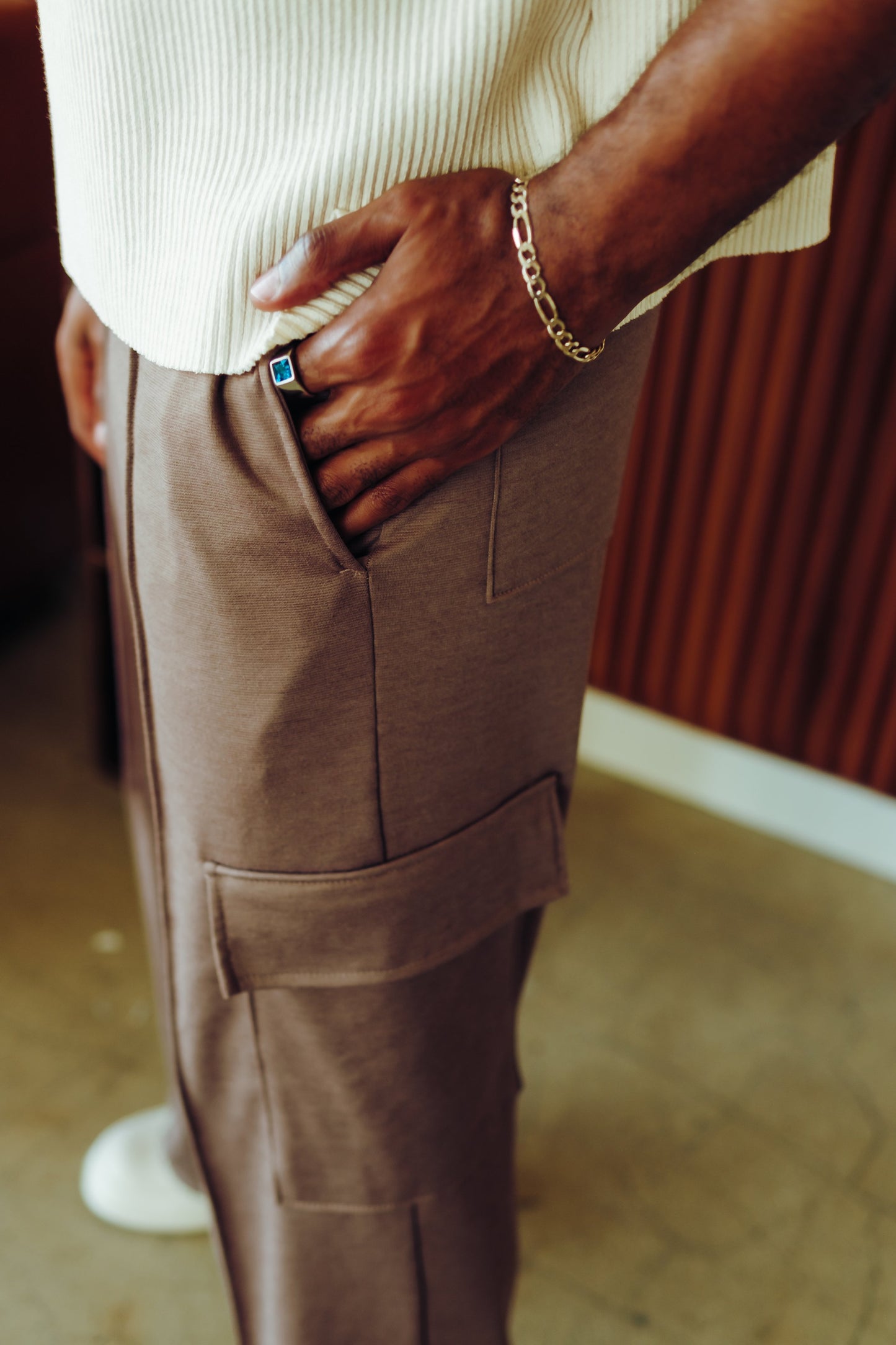 Relaxed Lounge Pants -Taupe